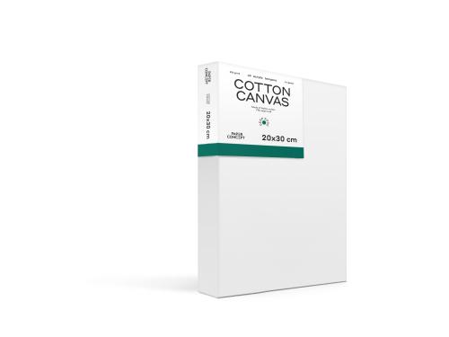 Cotton stretched canvas Deep Edge 3D - PaperConcept - 20 x 30 cm
