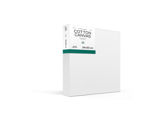 Cotton stretched canvas Deep Edge 3D - PaperConcept - 24 x 30 cm