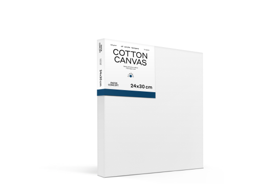 Cotton stretched canvas Classic - PaperConcept - 24 x 30 cm