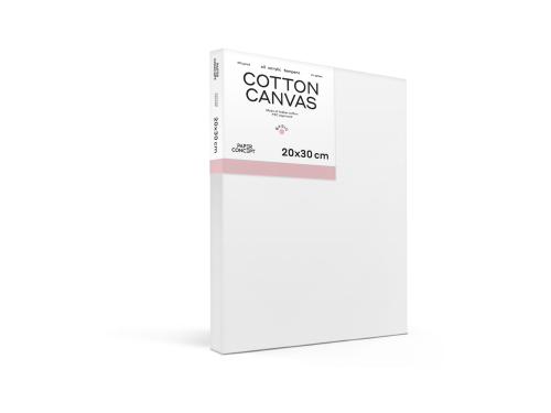 Cotton stretched canvas Basic - PaperConcept - 20 x 30 cm