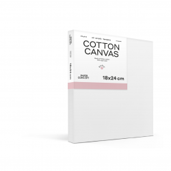 Cotton stretched canvas Basic - PaperConcept - 18 x 24 cm