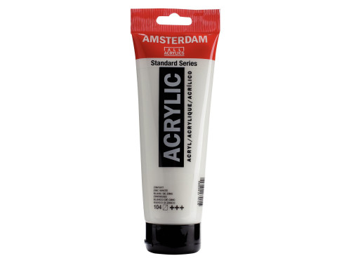 Acrylic paint - Amsterdam - 104, Zinc White, 250 ml