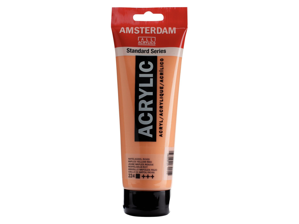 Farba akrylowa - Amsterdam - 224, Naples Yellow Red, 250 ml