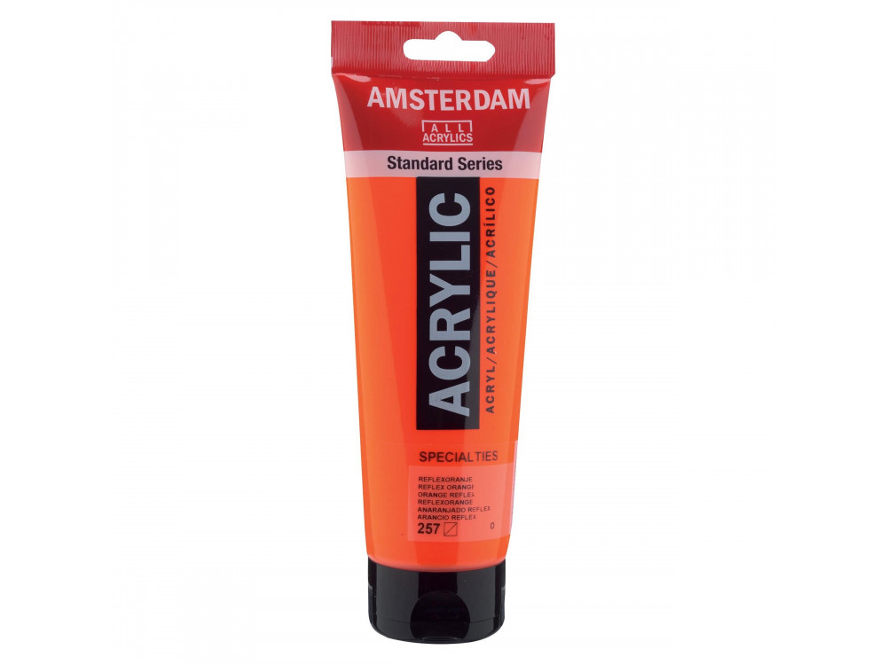 Acrylic paint - Amsterdam - 257, Reflex Orange, 250 ml