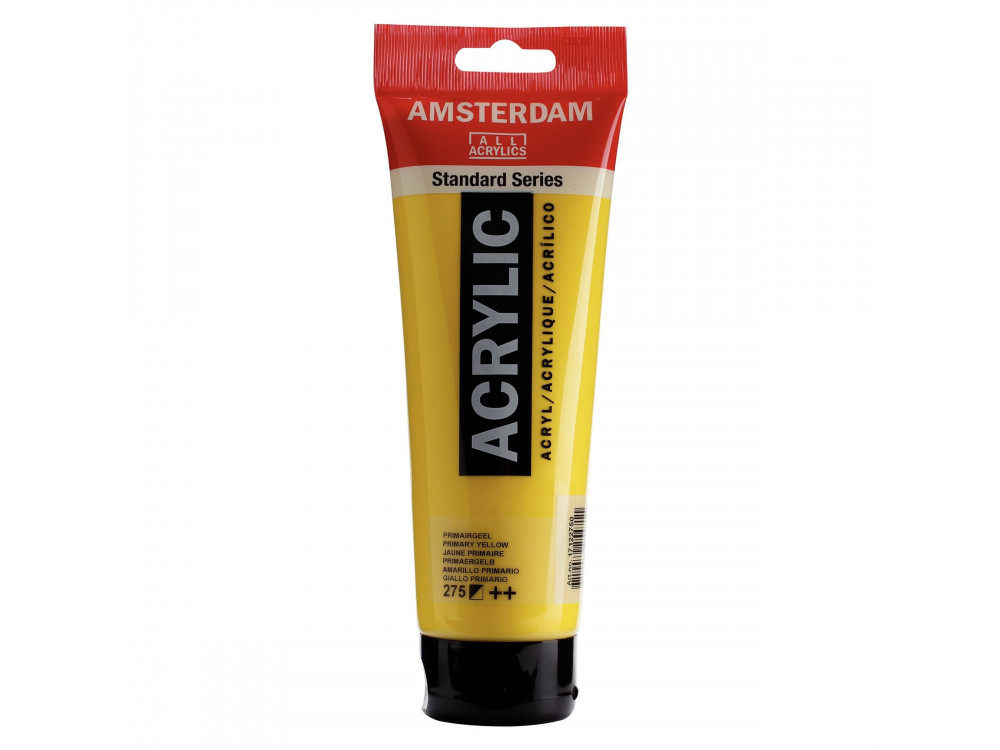 Acrylic paint in tube - Amsterdam - 275, Primary Yellow, 250 ml
