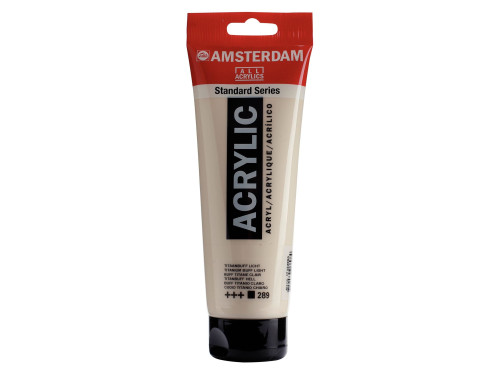 Acrylic paint - Amsterdam - 289, Titanium Buff Light, 250 ml