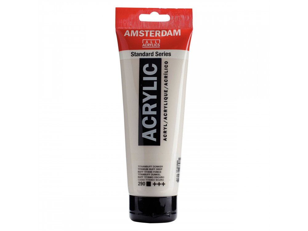 Farba akrylowa - Amsterdam - 290, Titanium Buff Deep, 250 ml
