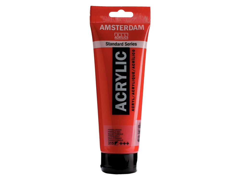 Acrylic paint - Amsterdam - 315, Pyrrole Red, 250 ml
