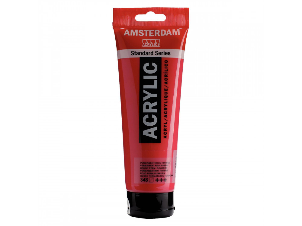 Acrylic paint in tube - Amsterdam - 348, Permanent Red Purple, 250 ml