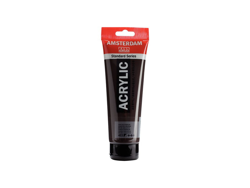 Acrylic paint - Amsterdam - 403, Vandyke Brown, 250 ml