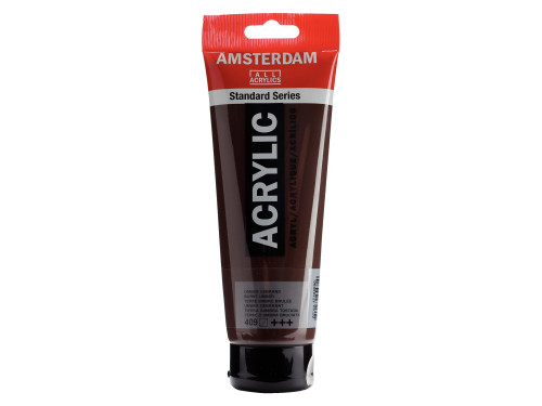 Farba akrylowa - Amsterdam - 409, Burnt Umber, 250 ml