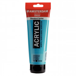 Acrylic paint in tube - Amsterdam - 522, Turquoise Blue, 250 ml