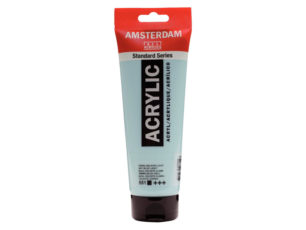 Farba akrylowa - Amsterdam - 551, Sky Blue Light, 250 ml