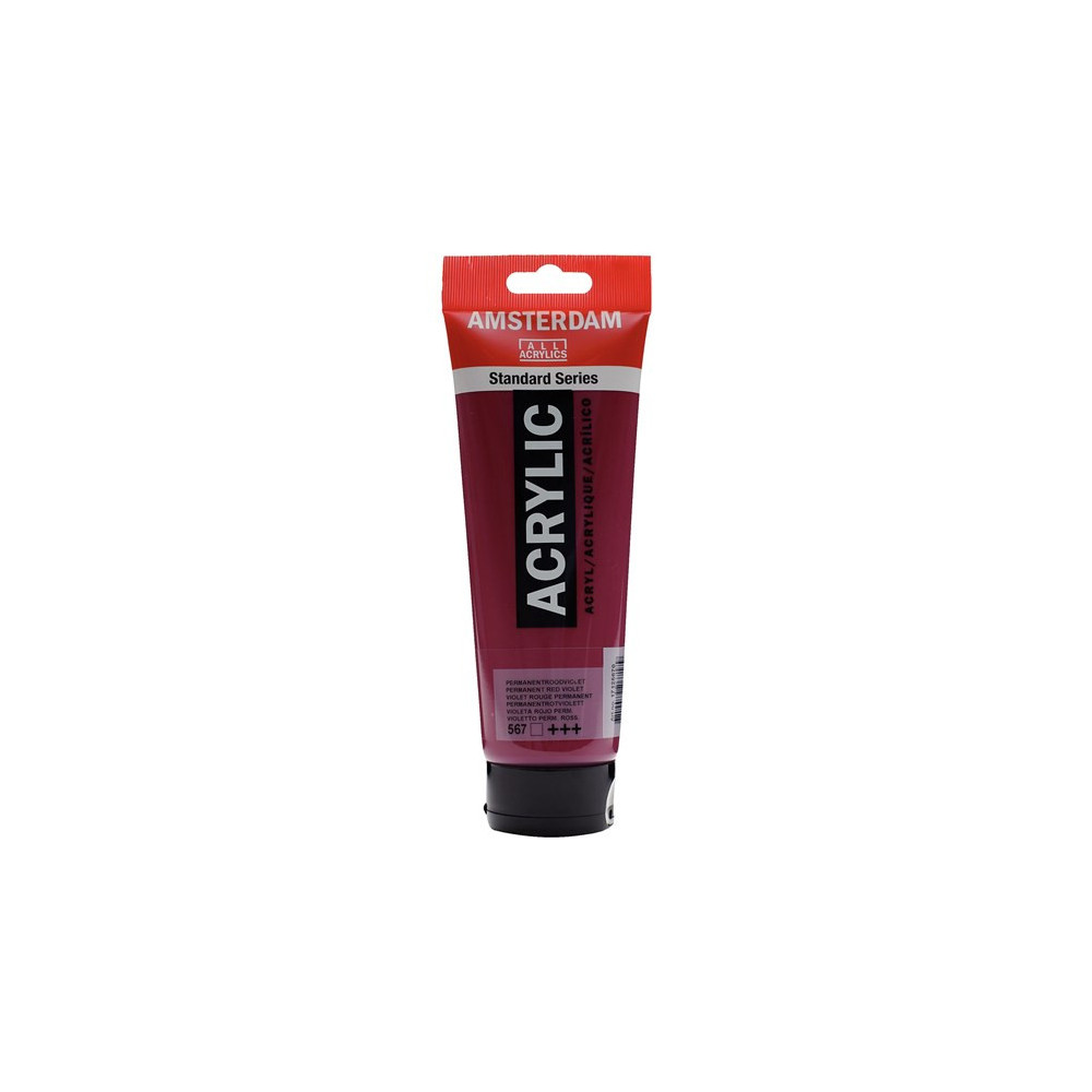 Farba akrylowa - Amsterdam - 567, Permanent Red Violet, 250 ml