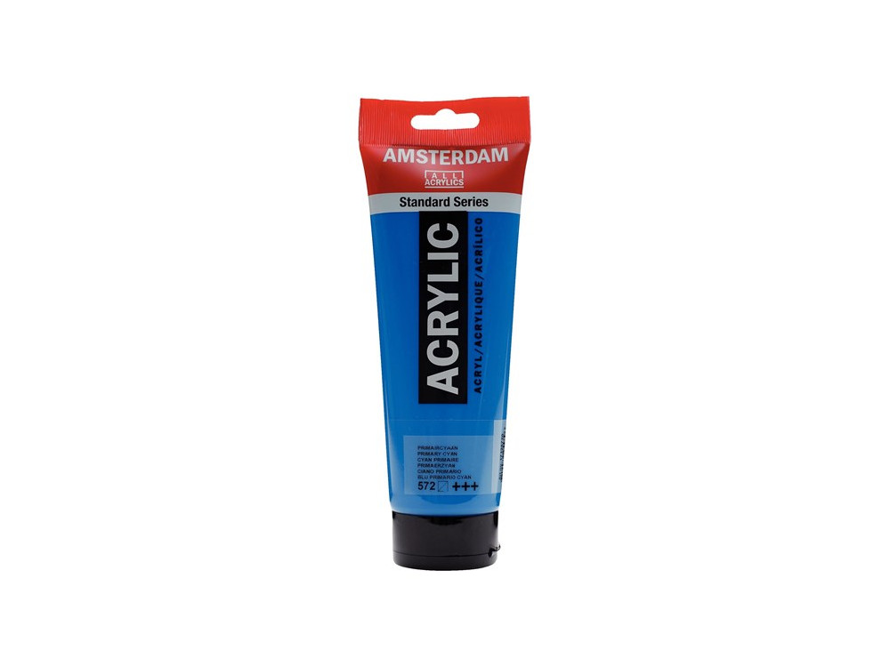 Acrylic paint in tube - Amsterdam - 572, Primary Cyan, 250 ml