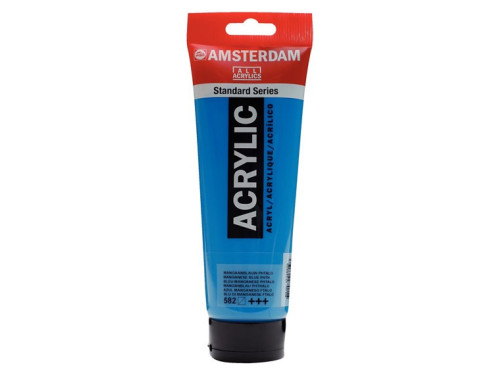 Acrylic paint - Amsterdam - 582, Manganese Blue Phthalo, 250 ml