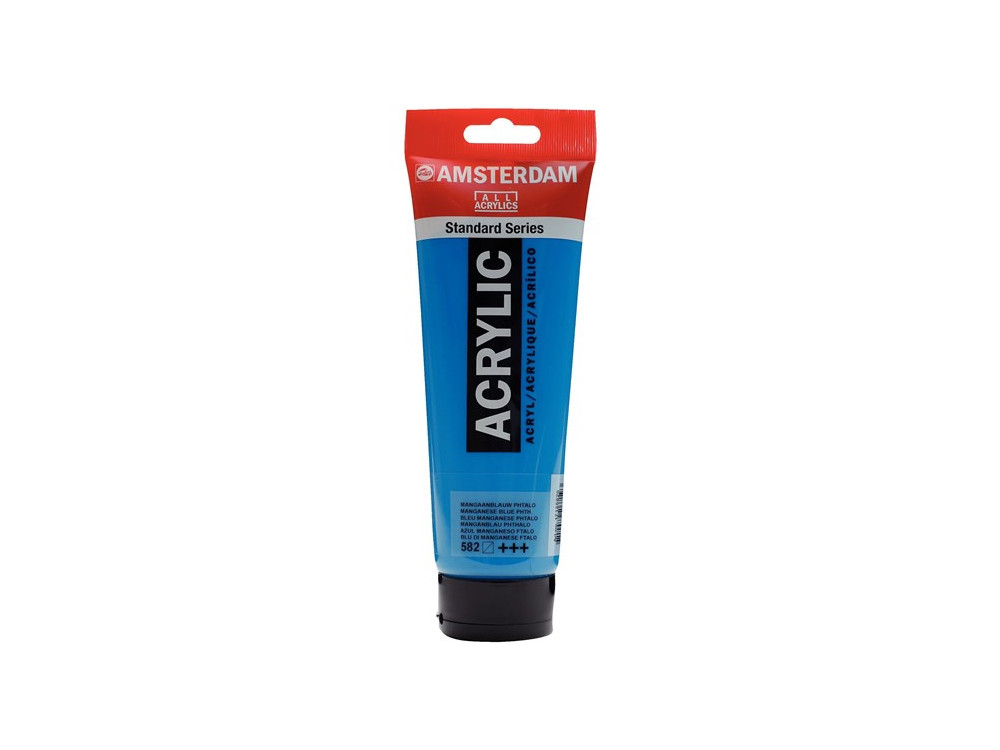 Acrylic paint in tube - Amsterdam - 582, Manganese Blue Phthalo, 250 ml