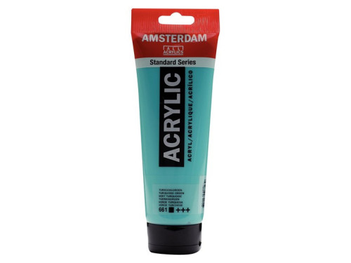 Acrylic paint - Amsterdam - 661, Turquoise Green, 250 ml