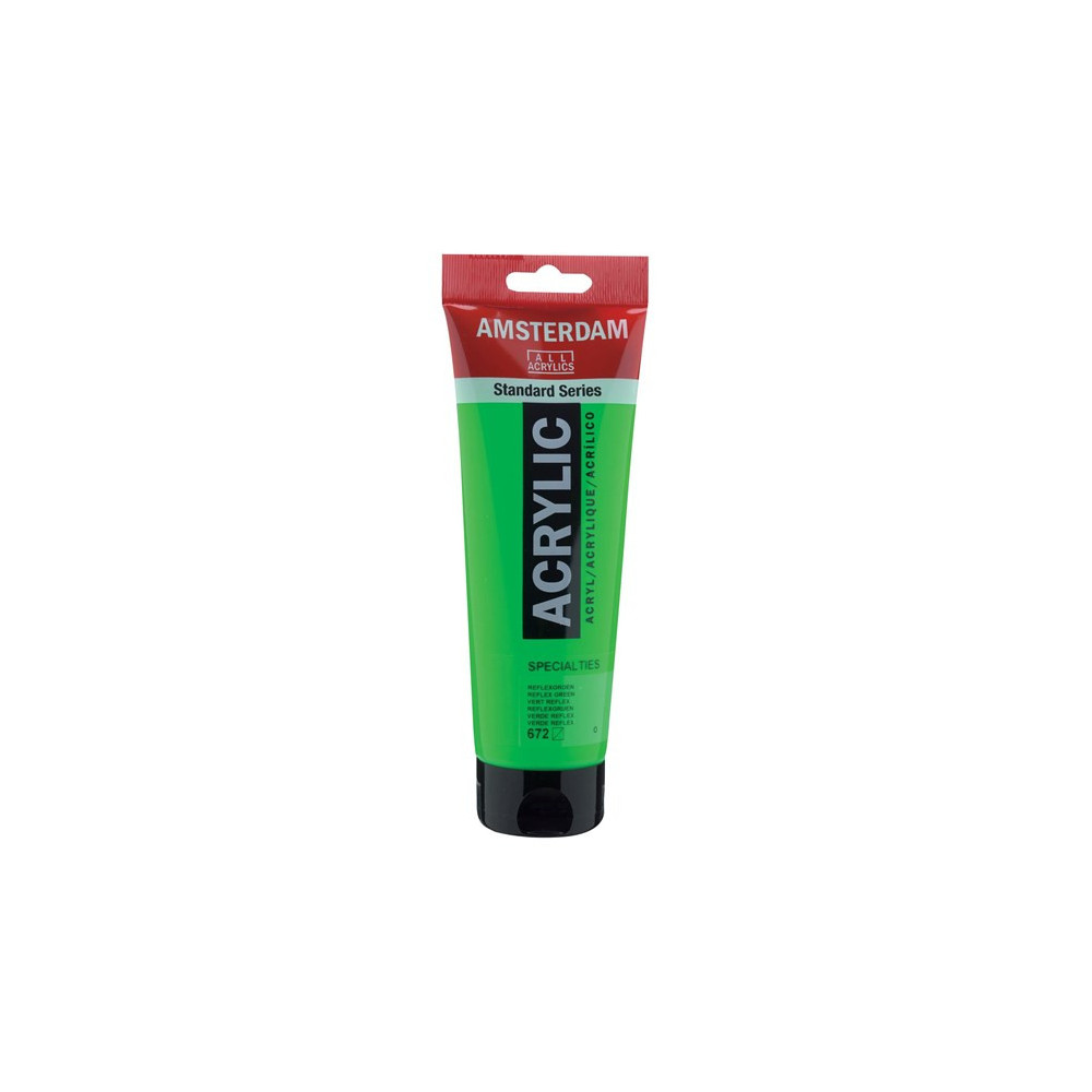 Farba akrylowa - Amsterdam - 672, Reflex Green, 250 ml