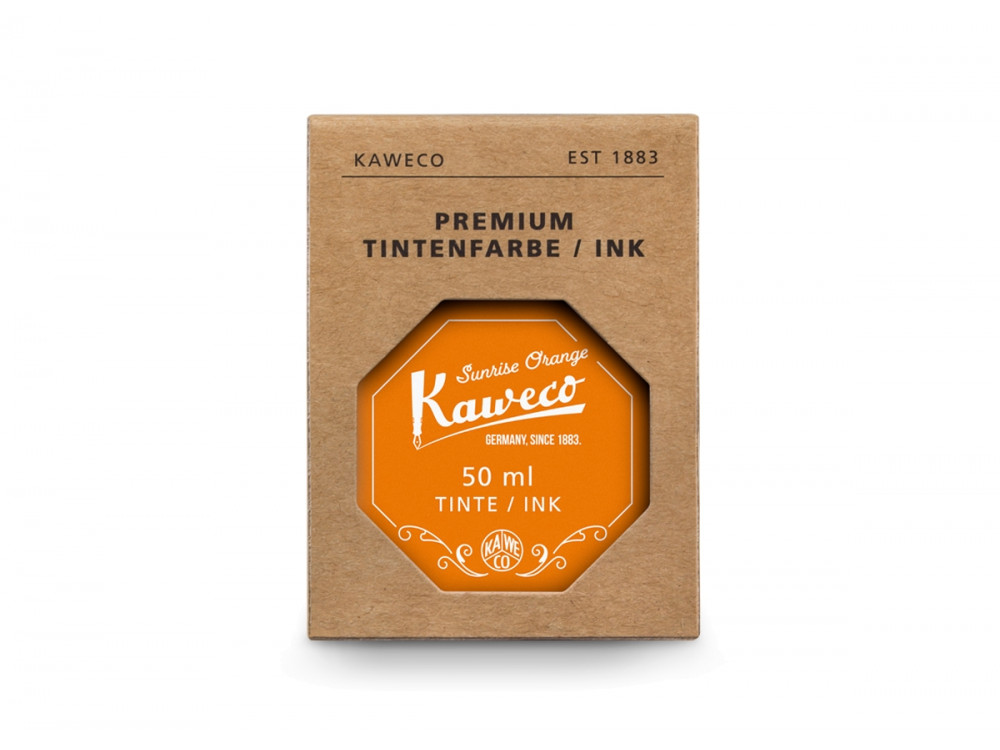 Atrament w butelce - Kaweco - Sunrise Orange, 50 ml