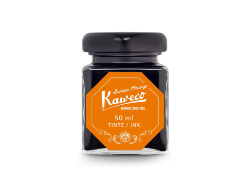 Atrament w butelce - Kaweco - Sunrise Orange, 50 ml