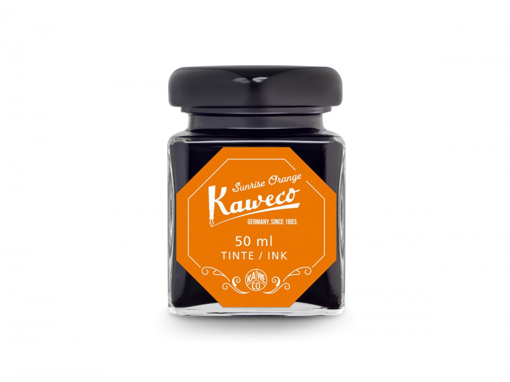 Atrament w butelce - Kaweco - Sunrise Orange, 50 ml