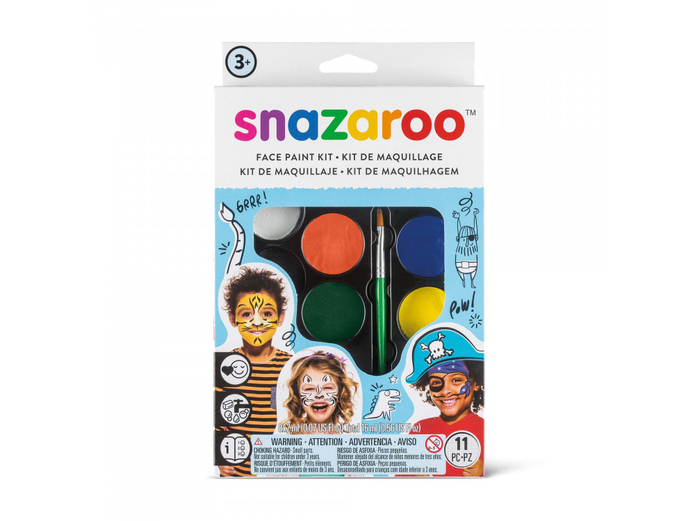 Zestaw do malowania twarzy - Snazaroo - Adventure