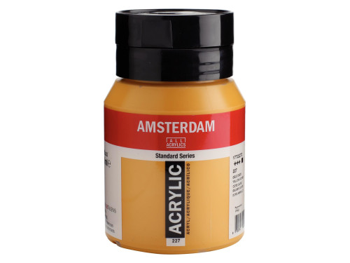 Acrylic paint in jar - Amsterdam - 227, Yellow Ochre, 500 ml