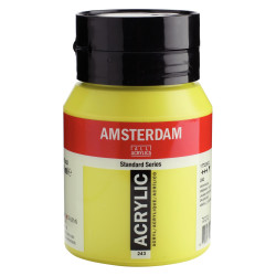 Farba akrylowa - Amsterdam - 243, Greenish Yellow, 500 ml