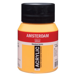 Acrylic paint in jar - Amsterdam - 253, Gold Yellow, 500 ml