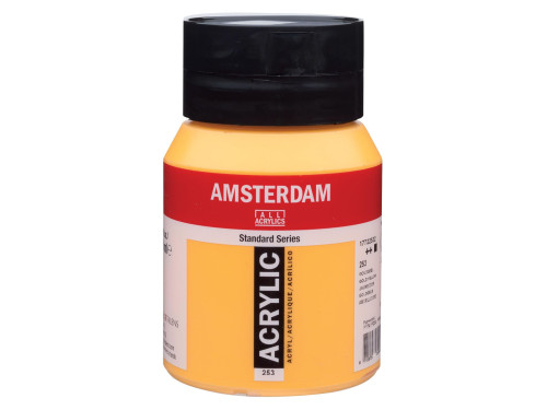 Acrylic paint in jar - Amsterdam - 253, Gold Yellow, 500 ml