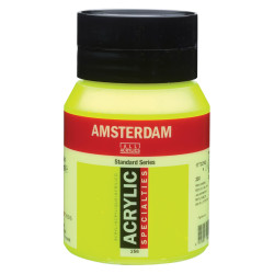 Acrylic paint in jar - Amsterdam - 256, Reflex Yellow, 500 ml