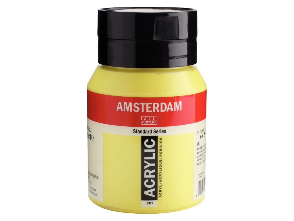 Farba akrylowa - Amsterdam - 267, Azo Yellow Lemon, 500 ml