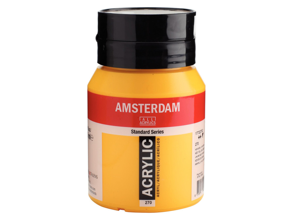Farba akrylowa - Amsterdam - 270, Azo Yellow Deep, 500 ml