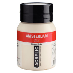 Acrylic paint in jar - Amsterdam - 289, Titanium Buff Light, 500 ml