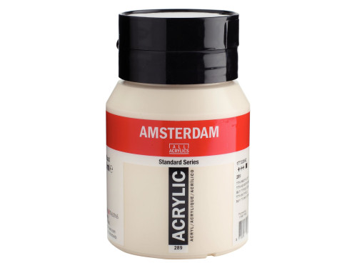 Farba akrylowa - Amsterdam - 289, Titanium Buff Light, 500 ml