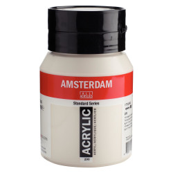 Acrylic paint in jar - Amsterdam - 290, Titanium Buff Deep, 500 ml