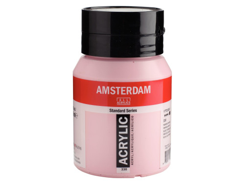 Acrylic paint in jar - Amsterdam - 330, Persian Rose, 500 ml