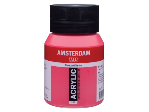 Acrylic paint in jar - Amsterdam - 348, Permanent Red Purple, 500 ml