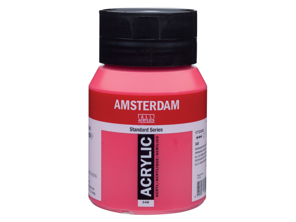 Farba akrylowa - Amsterdam - 348, Permanent Red Purple, 500 ml