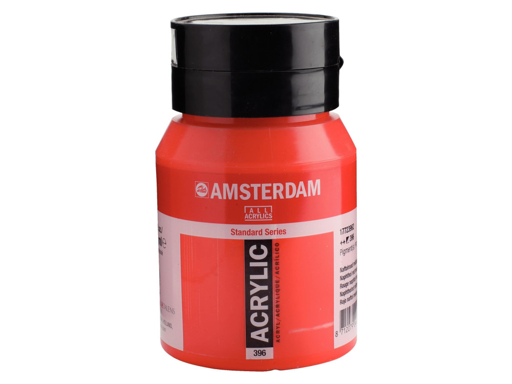 Farba akrylowa - Amsterdam - 396, Naphthol Red Medium, 500 ml