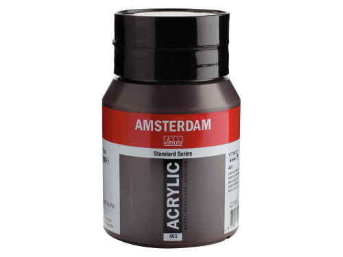 Acrylic paint in jar - Amsterdam - 403, Vandyke Brown, 500 ml