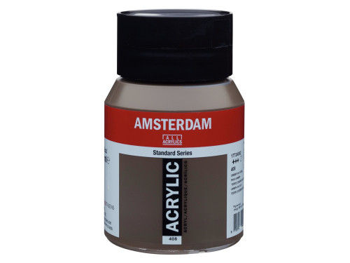 Acrylic paint in jar - Amsterdam - 408, Raw Umber, 500 ml