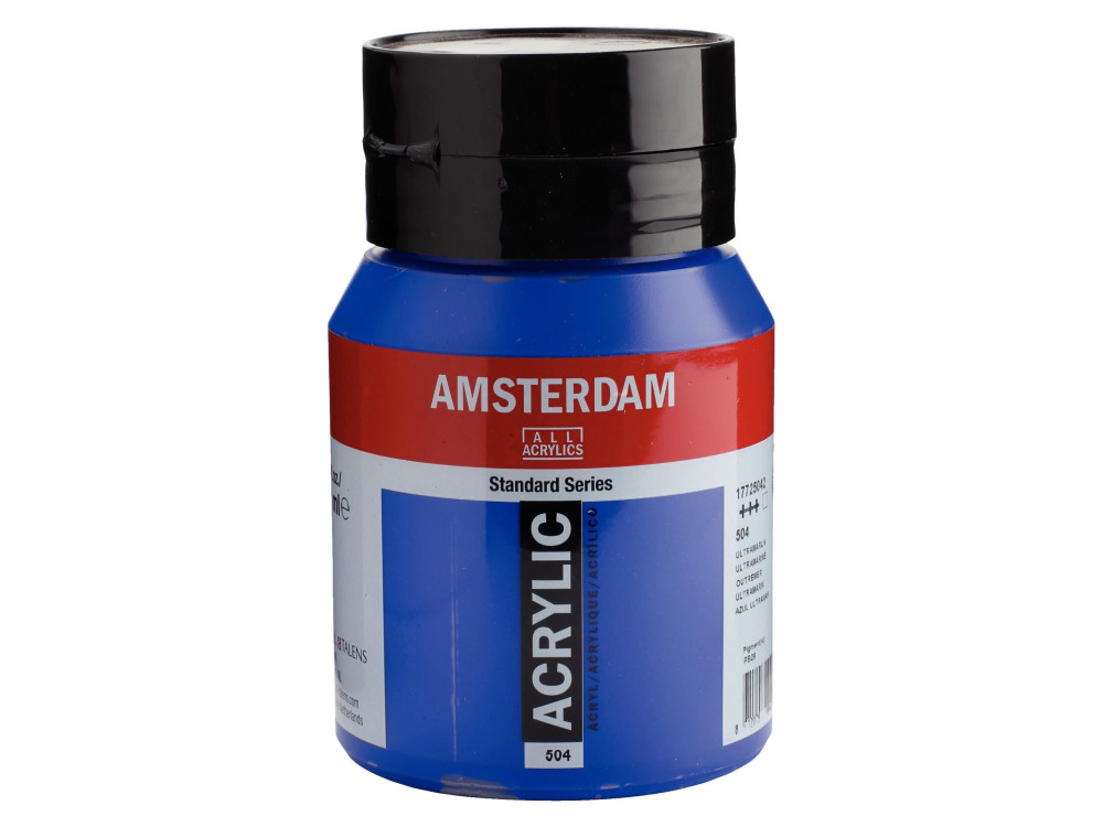 Farba akrylowa - Amsterdam - 504, Ultramarine, 500 ml