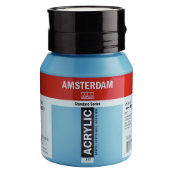 Acrylic paint in jar - Amsterdam - 517, King's Blue, 500 ml