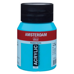 Acrylic paint in jar - Amsterdam - 522, Turquoise Blue, 500 ml