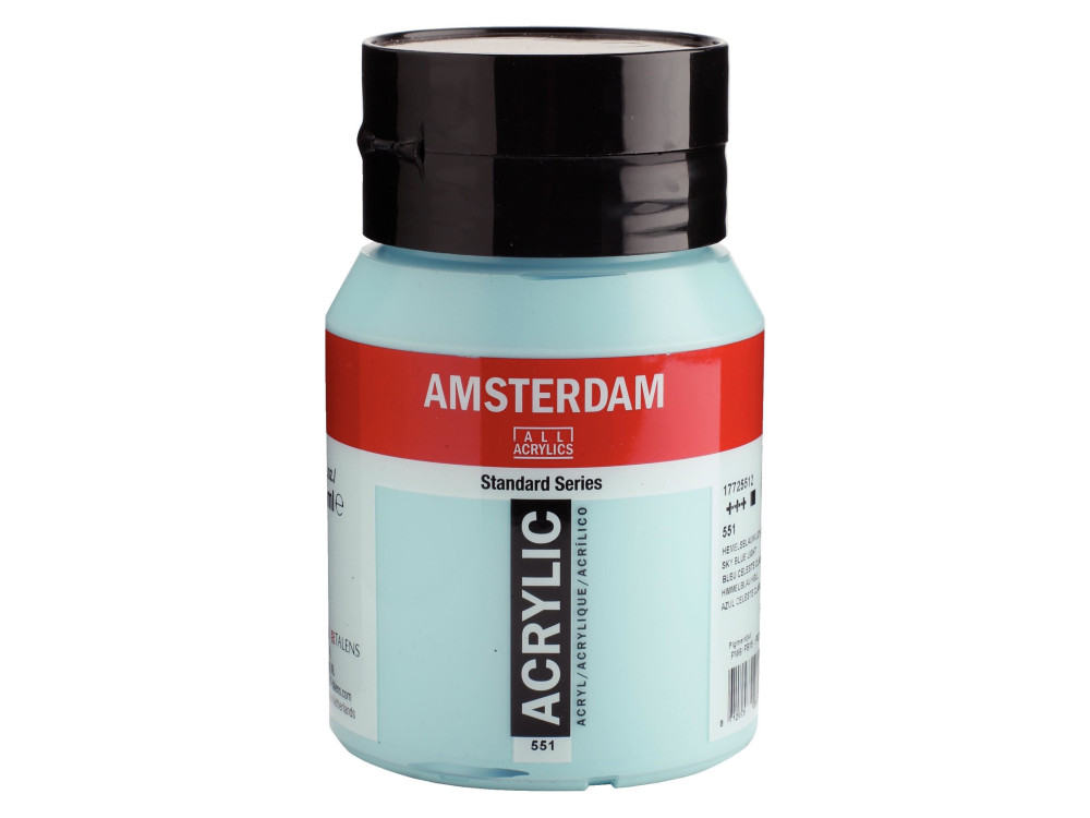 Farba akrylowa - Amsterdam - 551, Sky Blue Light, 500 ml