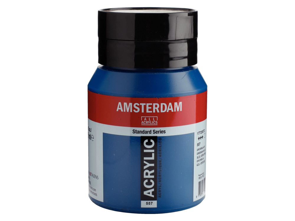 Farba akrylowa - Amsterdam - 557, Greenish Blue, 500 ml