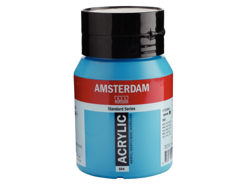 Acrylic paint in jar - Amsterdam - 564, Brilliant Blue, 500 ml
