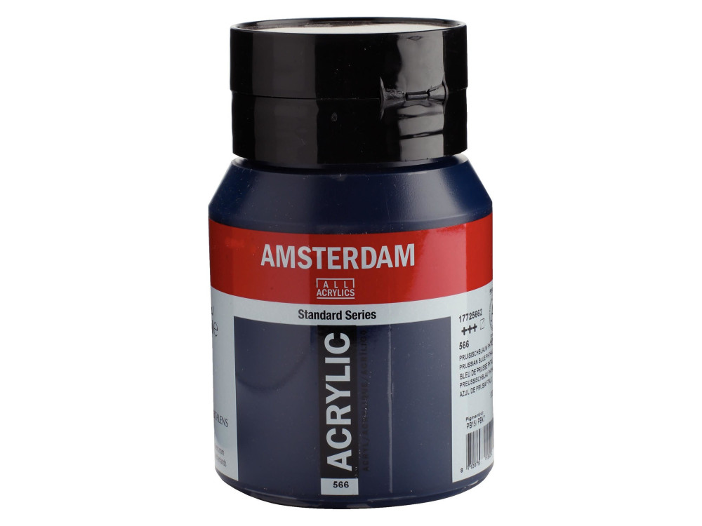 Farba akrylowa - Amsterdam - 566, Prussian Blue, 500 ml